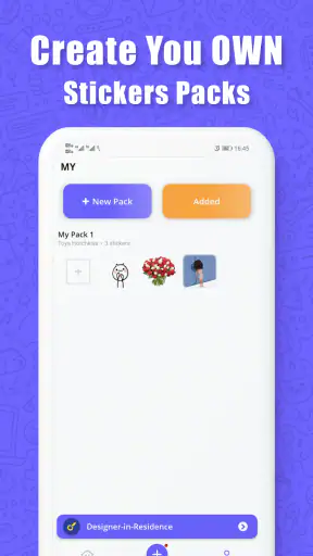 Anim live sticker-WAStickerApp screenshot