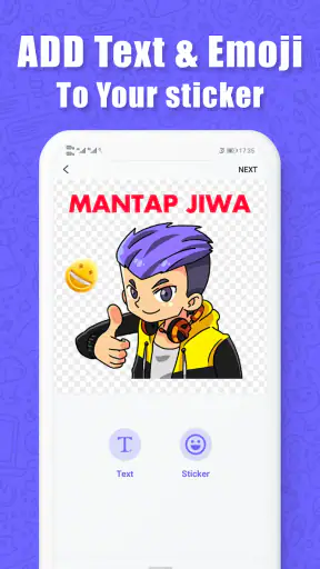Anim live sticker-WAStickerApp screenshot