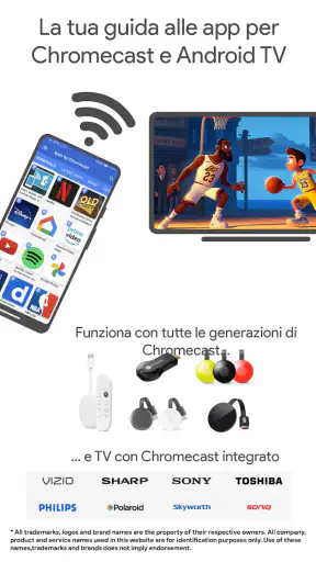 App per Chromecast screenshot