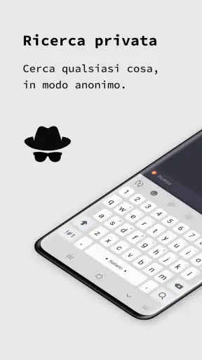 Applicazione browser privata screenshot