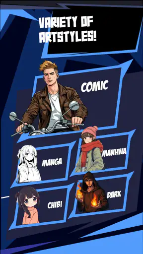 ArcStory - AI Comic generator screenshot