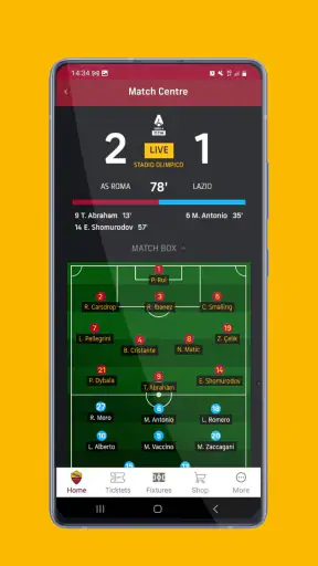 AS Roma Mobile 2.0.0 screenshot