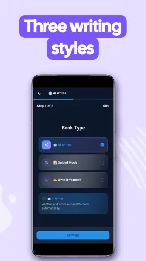 Autore di libri AI screenshot