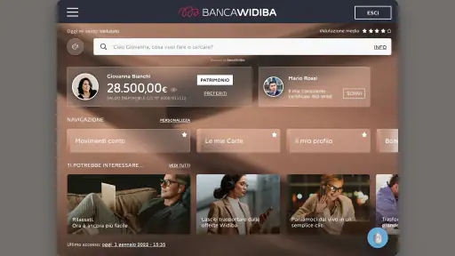 Banca Widiba screenshot