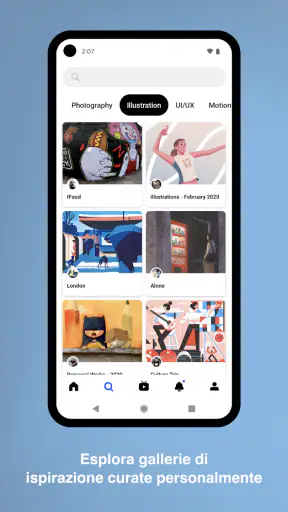 Behance - Portfolio Creativi screenshot