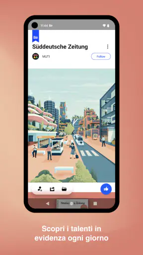 Behance - Portfolio Creativi screenshot