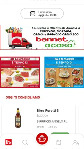 Bennet spesa online screenshot