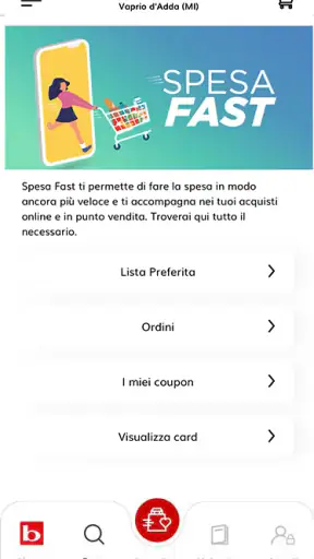Bennet spesa online screenshot