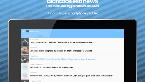 Biancocelesti News - Lazio screenshot