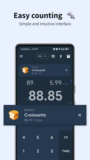 Bilancia digitale intelligente screenshot