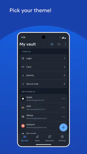 Bitwarden Gestore Di Password screenshot
