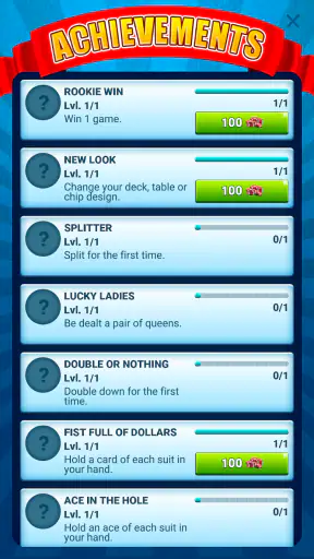 Blackjack 21 Casino Card Game screenshot