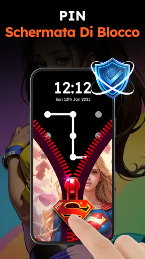 Blocco Cerniera Sfondi Schermo screenshot