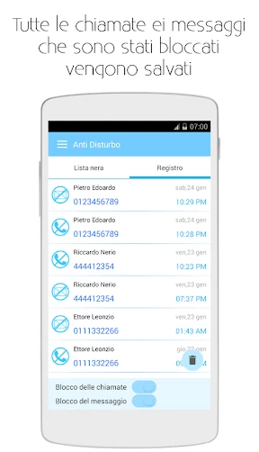 Blocco Chiamate e Blocco SMS screenshot