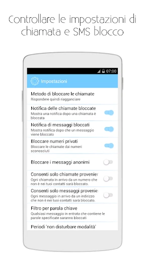 Blocco Chiamate e Blocco SMS screenshot