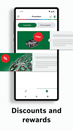 Bosch DIY: Garanzia e Promo screenshot