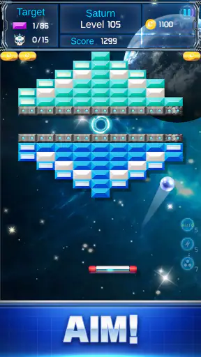 Brick Breaker : Space Outlaw screenshot