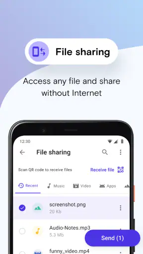 Browser Opera Mini beta screenshot