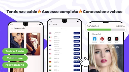Browser proxy screenshot