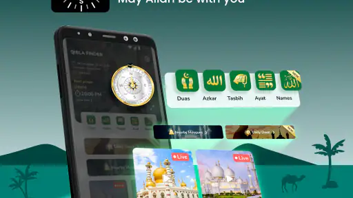 Bussola Qibla- Direzione Qibla screenshot