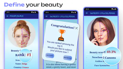Calcolatore di Bellezza screenshot