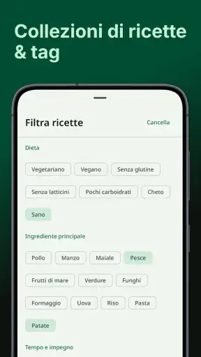 Calcolatrice di ricette screenshot