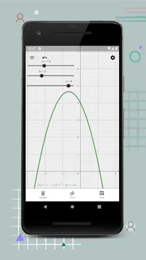 Calcolatrice grafica GeoGebra screenshot