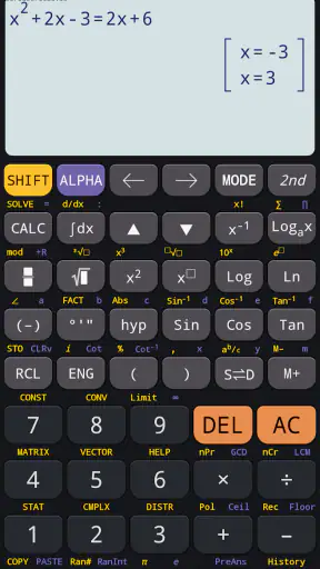 Calcolatrice scientifica 991 screenshot