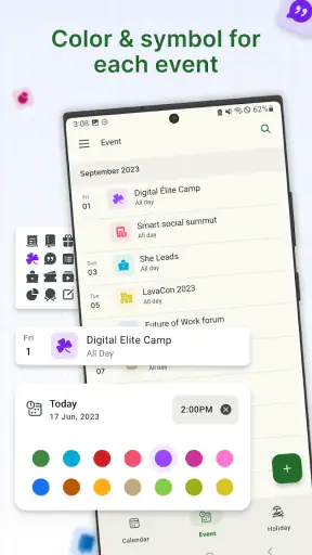 Calendario delle festività screenshot