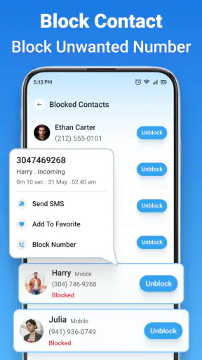 Caller ID - Call SMS Blocker screenshot