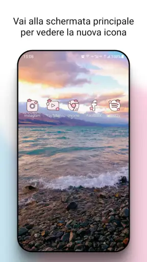 Cambia icone screenshot