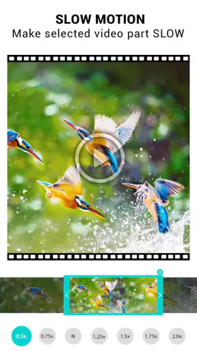 Cambia velocità video: SlowMo screenshot