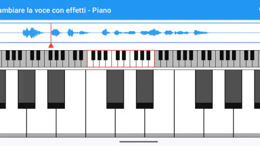 Cambiare la voce con effetti screenshot