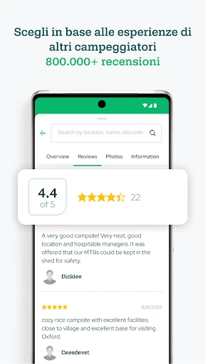 Campercontact - Aree di sosta screenshot