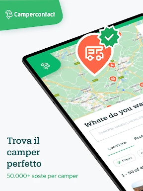 Campercontact - Aree di sosta screenshot