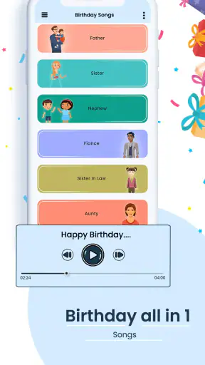 Canzoni di buon compleanno screenshot
