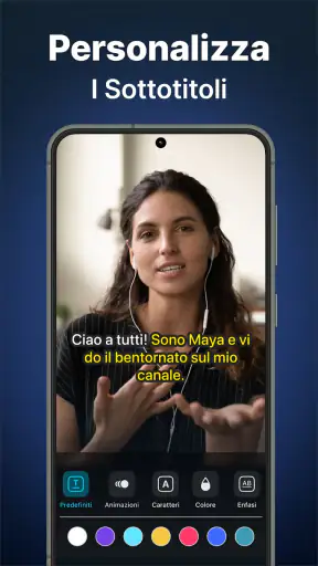 Captions Sottotitoli per video screenshot