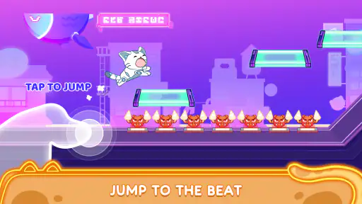 Cat Dash: Cute Cat Music Game screenshot