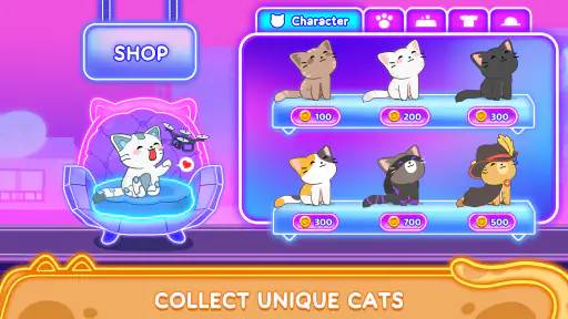 Cat Dash: Cute Cat Music Game screenshot