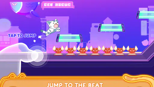 Cat Dash: Cute Cat Music Game screenshot