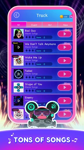 Cat Piano Tiles: Giochi Musica screenshot