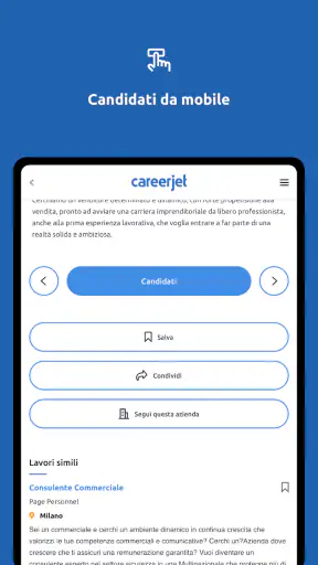 Cerco lavoro, Annunci lavoro screenshot