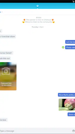Chatous screenshot