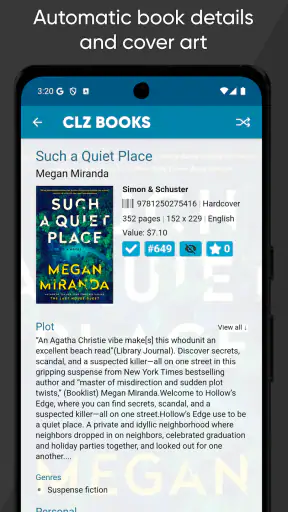 CLZ Books - cataloga libri screenshot
