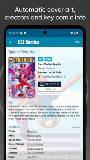 CLZ Comics - cataloga fumetti screenshot