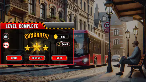 Coach Bus Train Driving Games screenshot