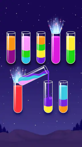 Color Water Sort Wooden Puzzle screenshot