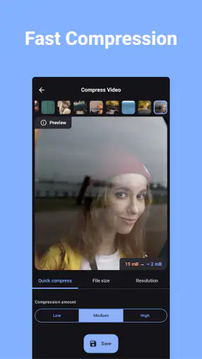 Compressore Video screenshot