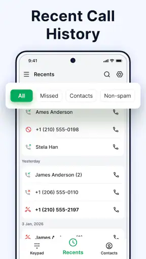 Contacts - Calls, Phone Dialer screenshot