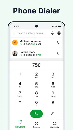 Contacts: Phone Calls, Dialer screenshot